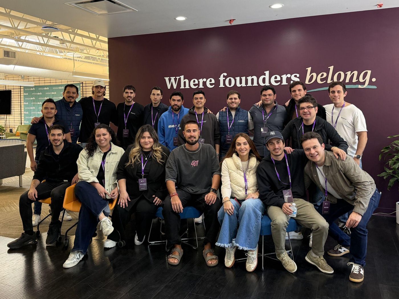 LATAM cohort at the Dock